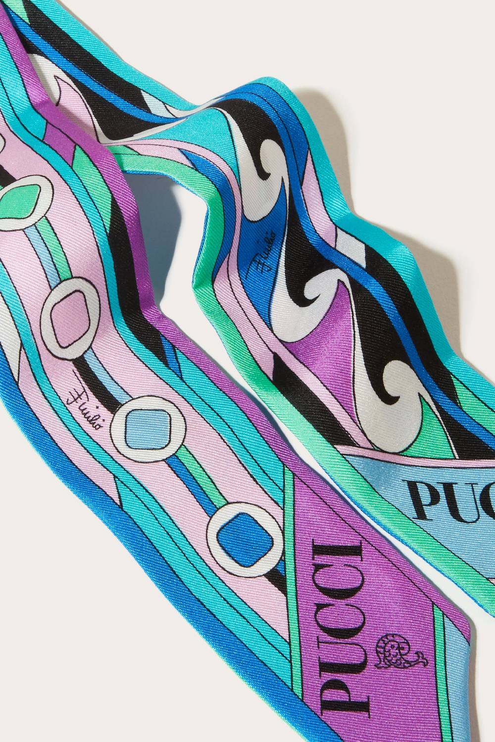 Pucci Foulard In Seta Con Stampa Vivara