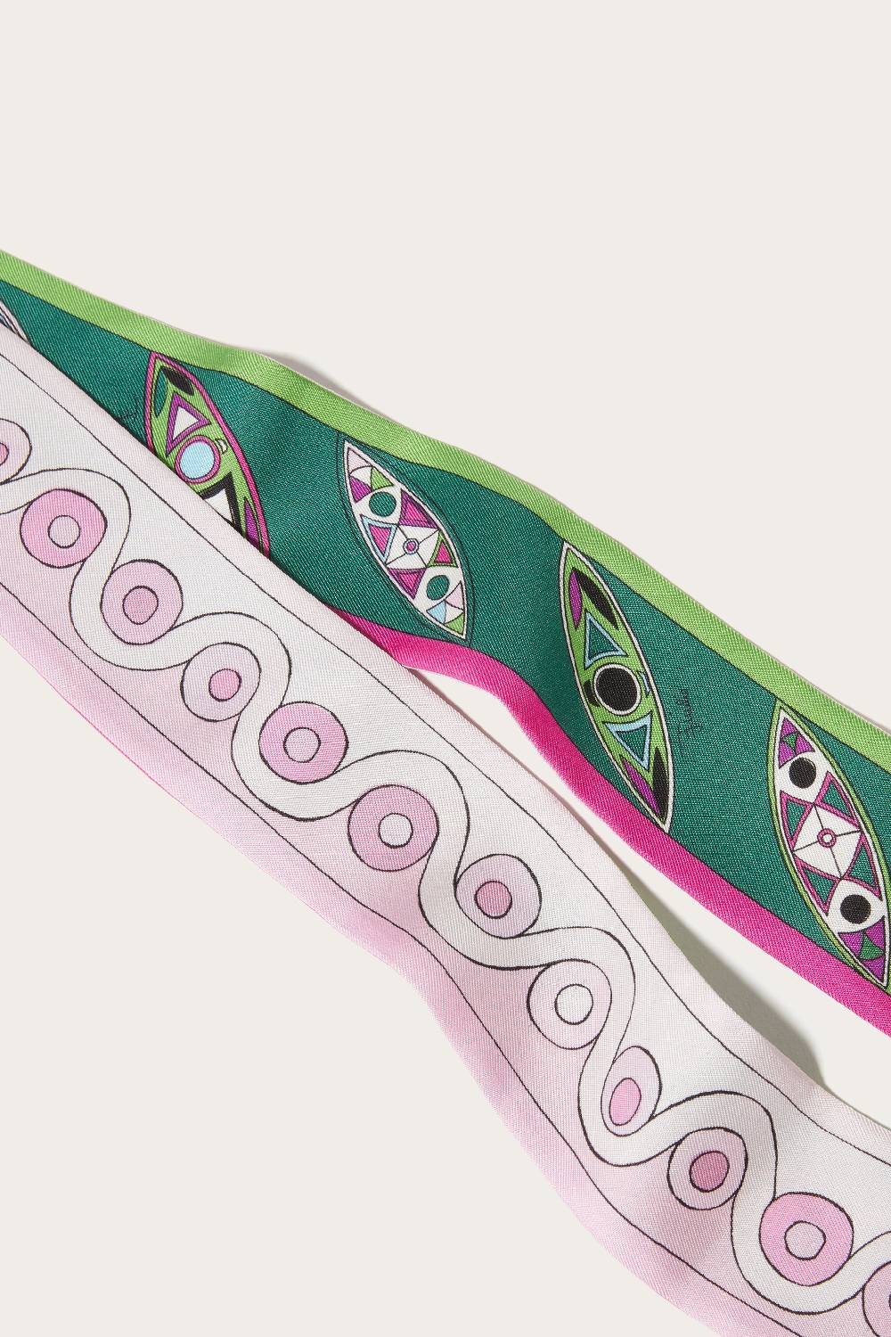 Pucci Foulard In Seta Con Stampe Girandole E Iride