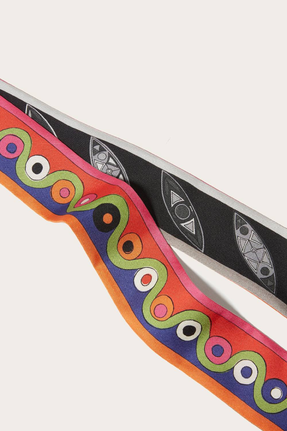 Pucci Foulard In Seta Con Stampe Girandole E Iride