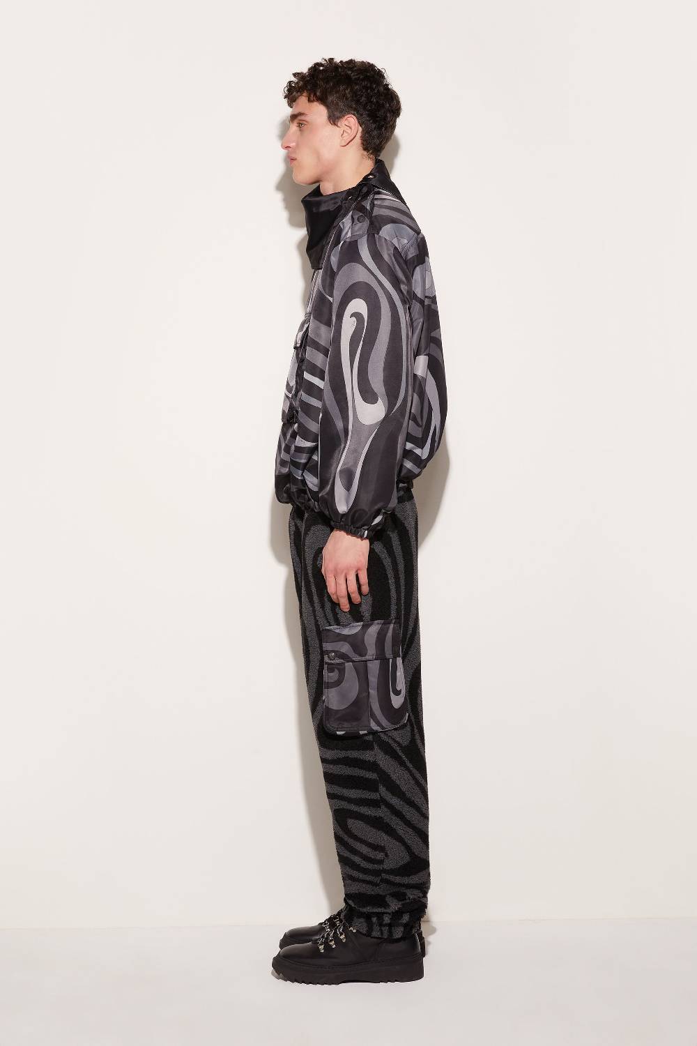 Pucci Giacca A Vento Con Finiture Marmo