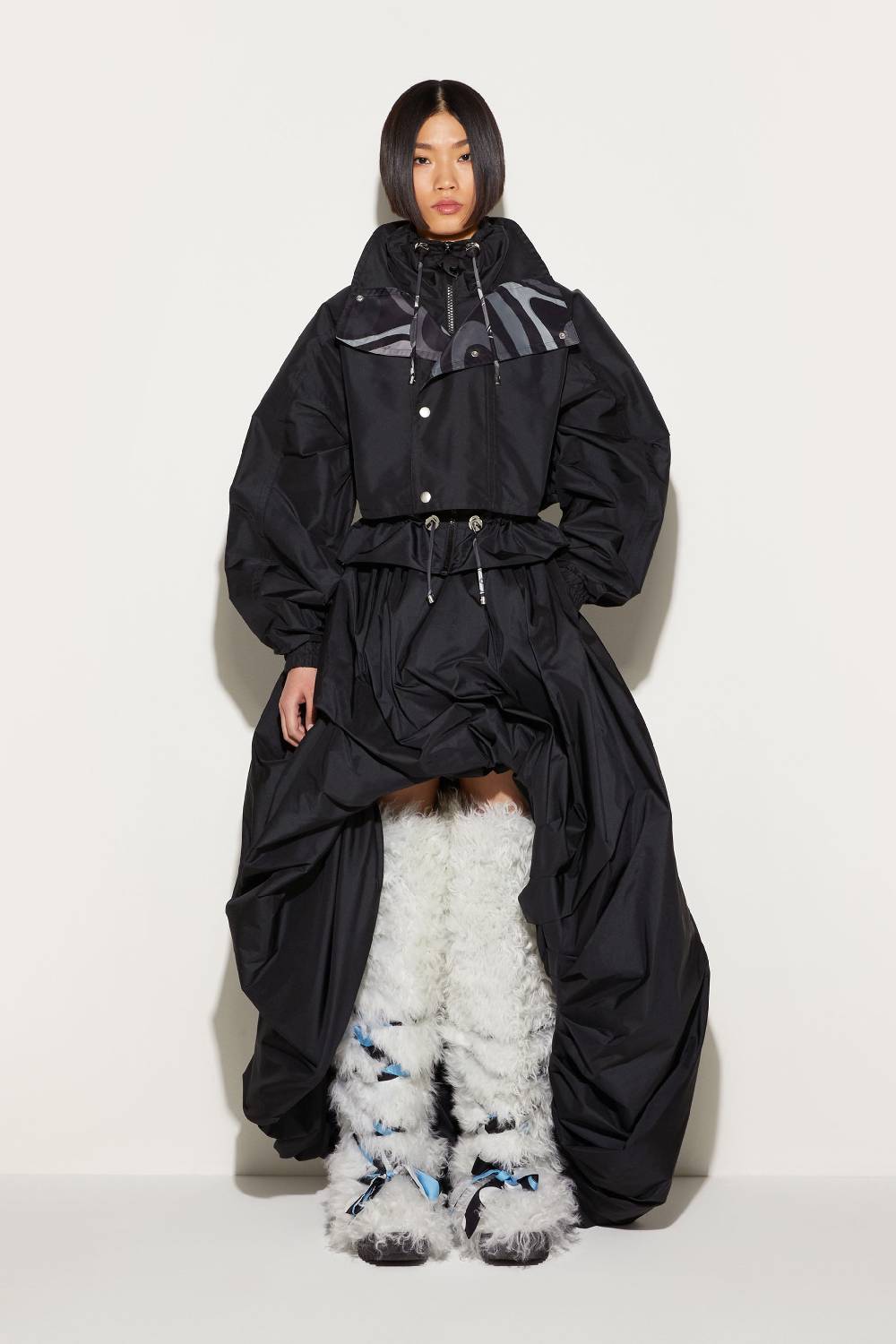 Pucci Giacca A Vento Con Finiture Marmo