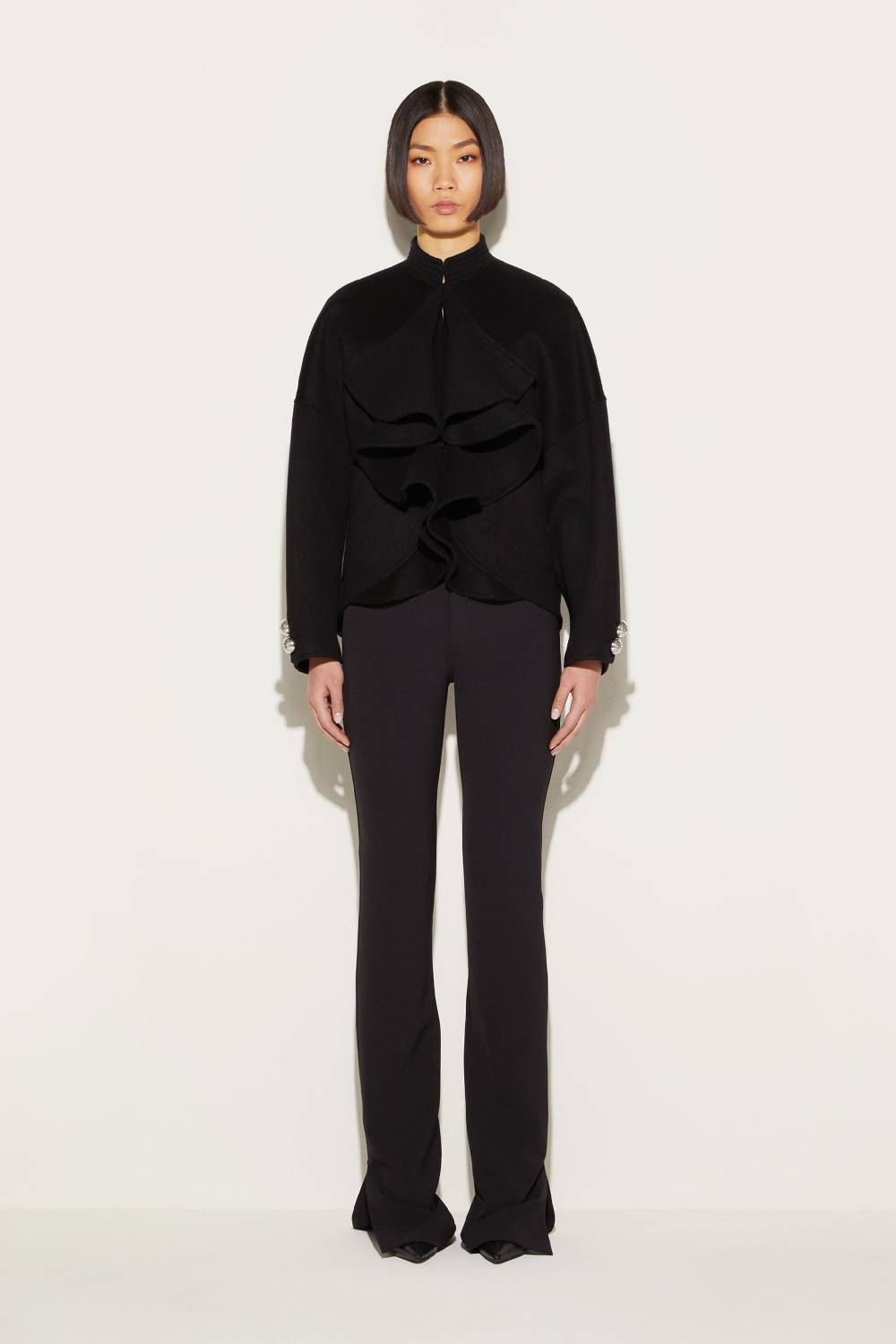 Pucci Giacca Con Finiture Iride E Volant