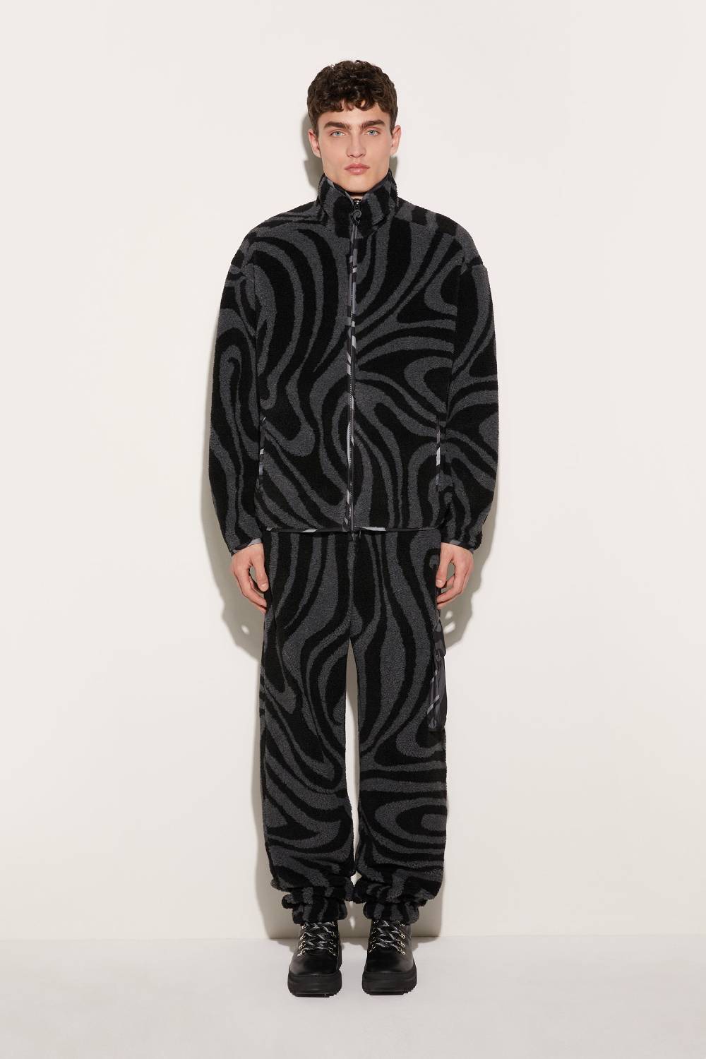 Pucci Giacca Jacquard Con Motivo Marmo