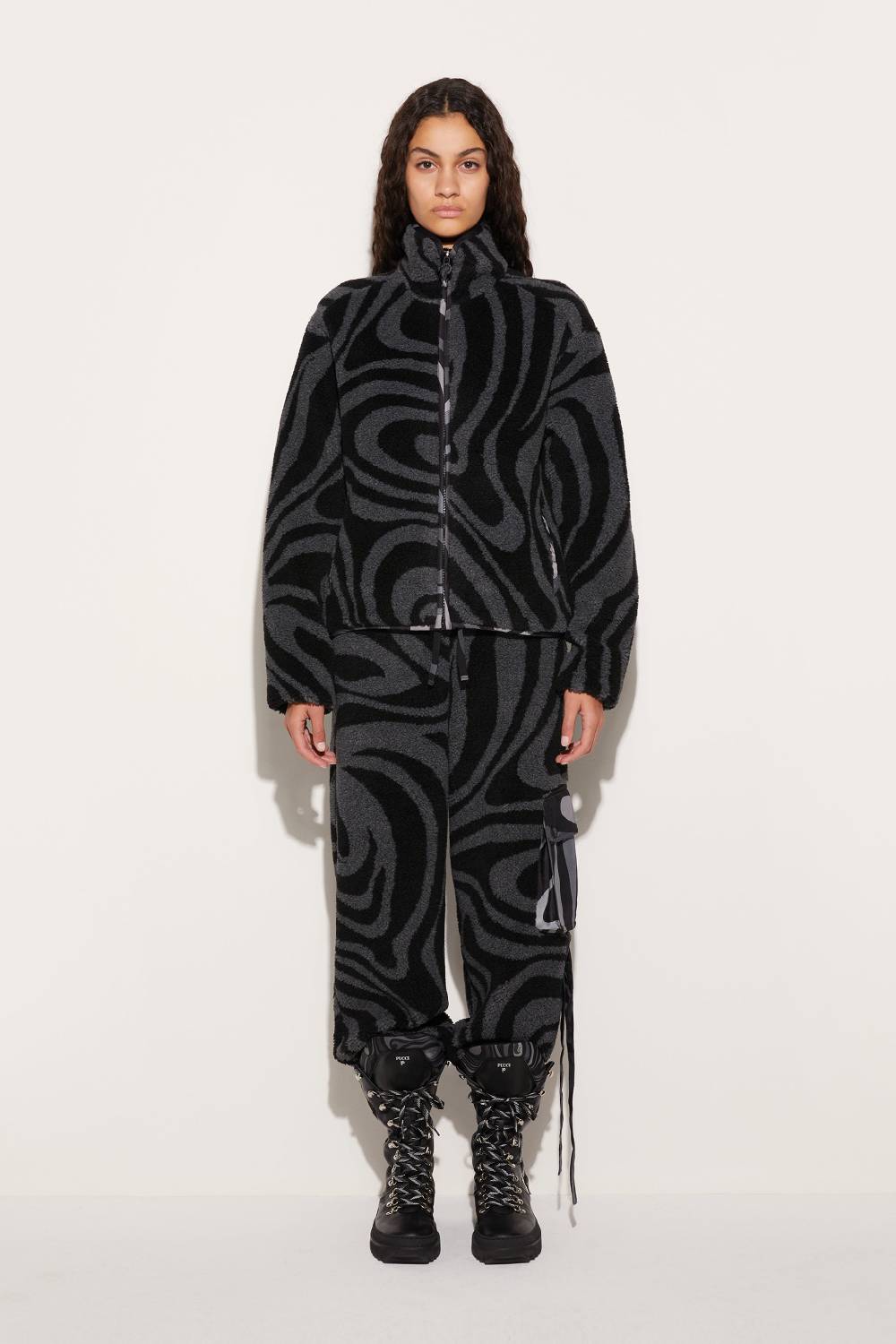 Pucci Giacca Jacquard Con Motivo Marmo