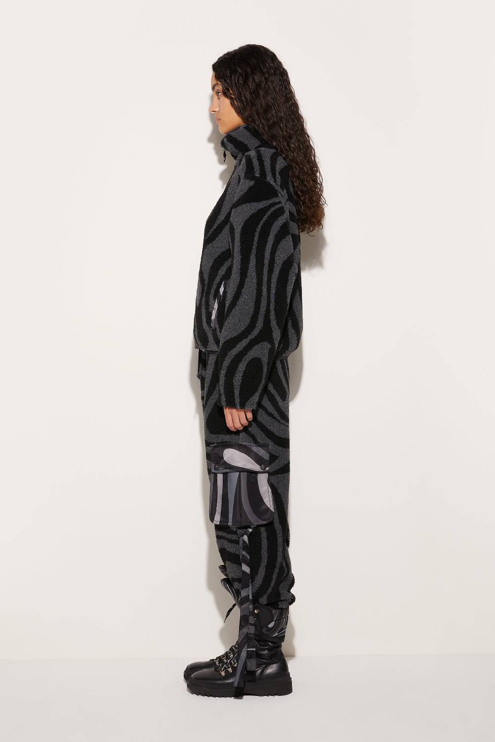 Pucci Giacca Jacquard Con Motivo Marmo