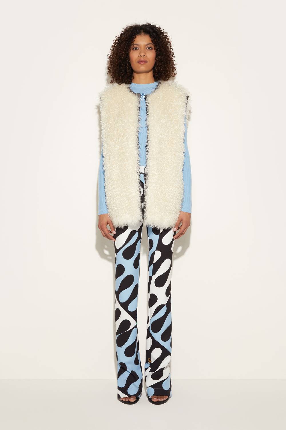 Pucci Gilet In Shearling Sintetico