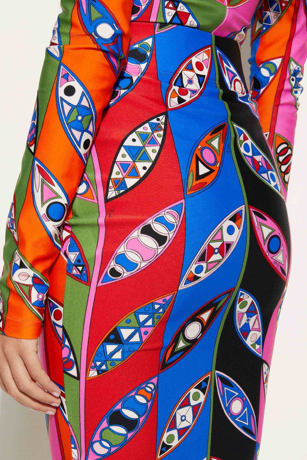 Pucci Gonna A Tubino Con Stampa Girandole