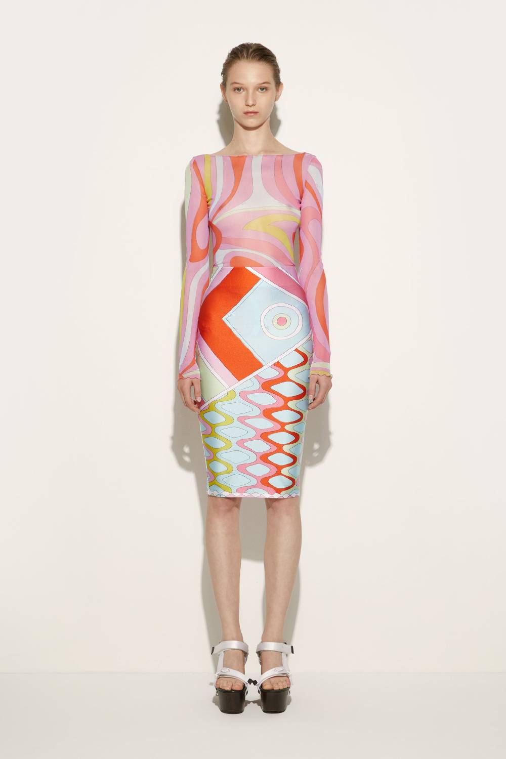 Pucci Gonna A Tubino Con Stampa Vivara