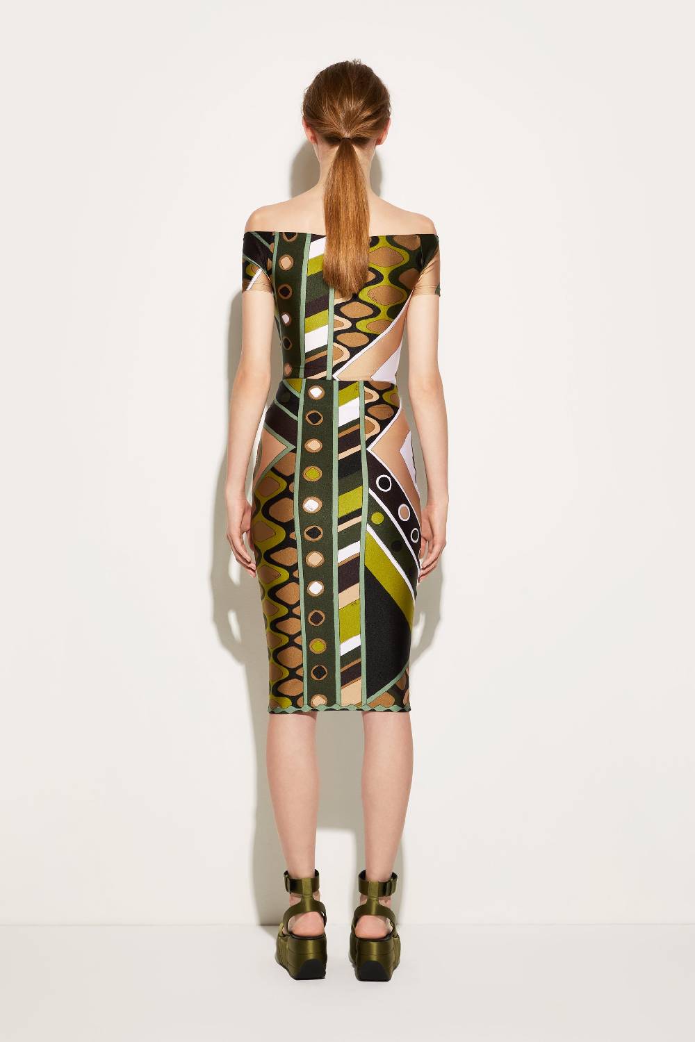 Pucci Gonna A Tubino Con Stampa Vivara