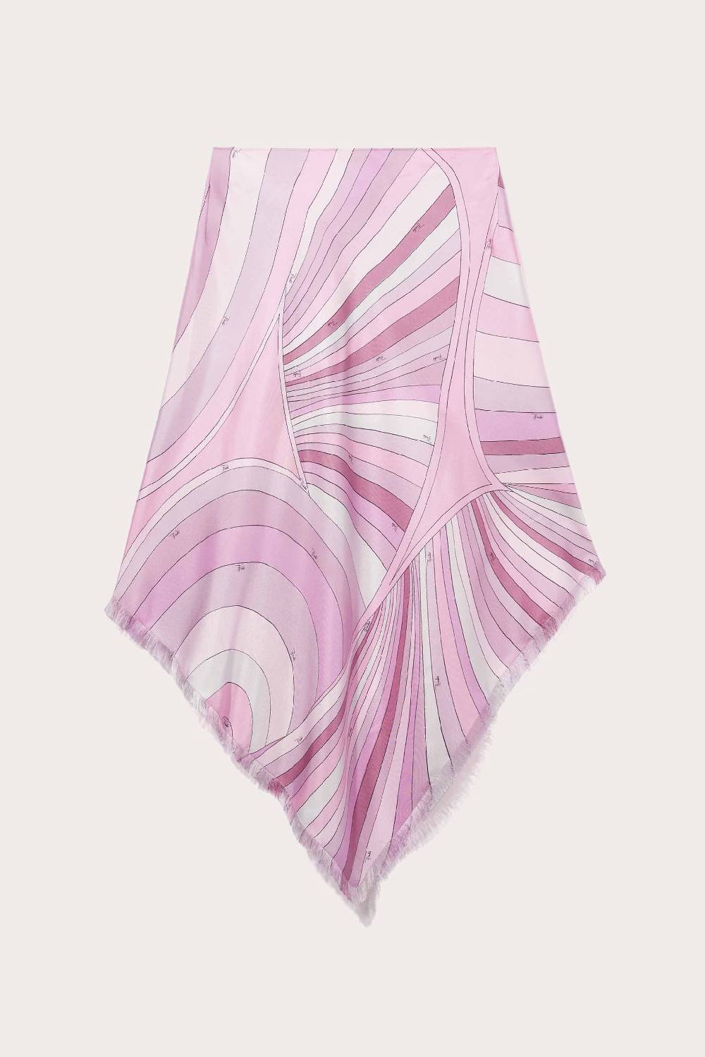 Pucci Gonna In Seta Con Stampa Iride