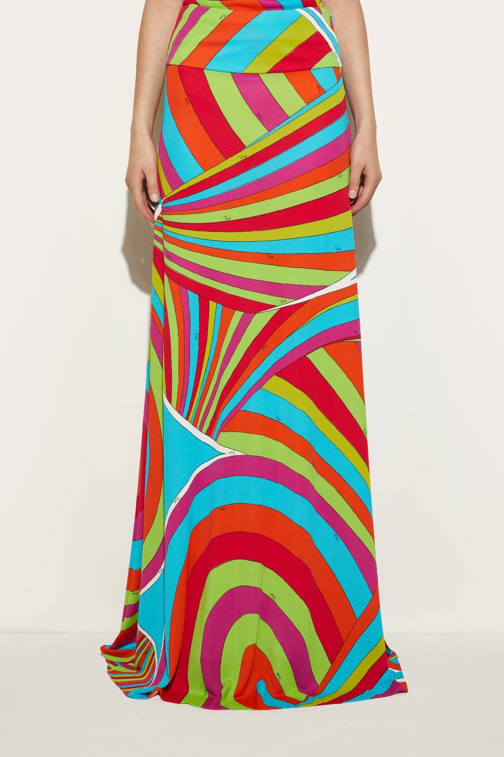 Pucci Gonna Lunga Con Stampa Iride