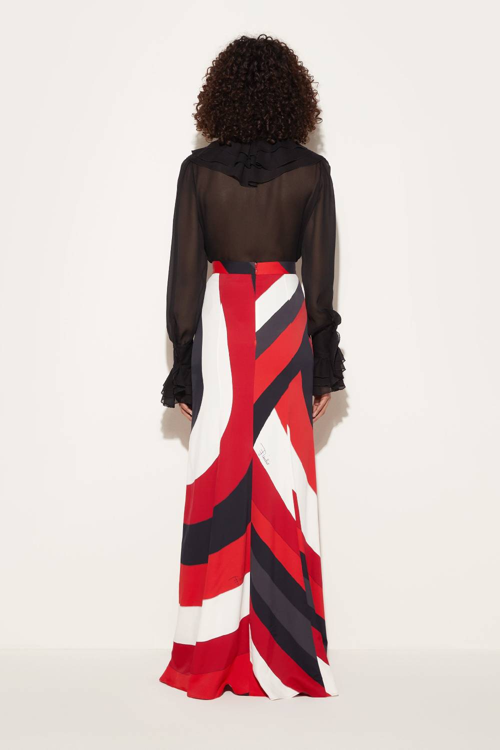 Pucci Gonna Lunga Con Stampa Iride