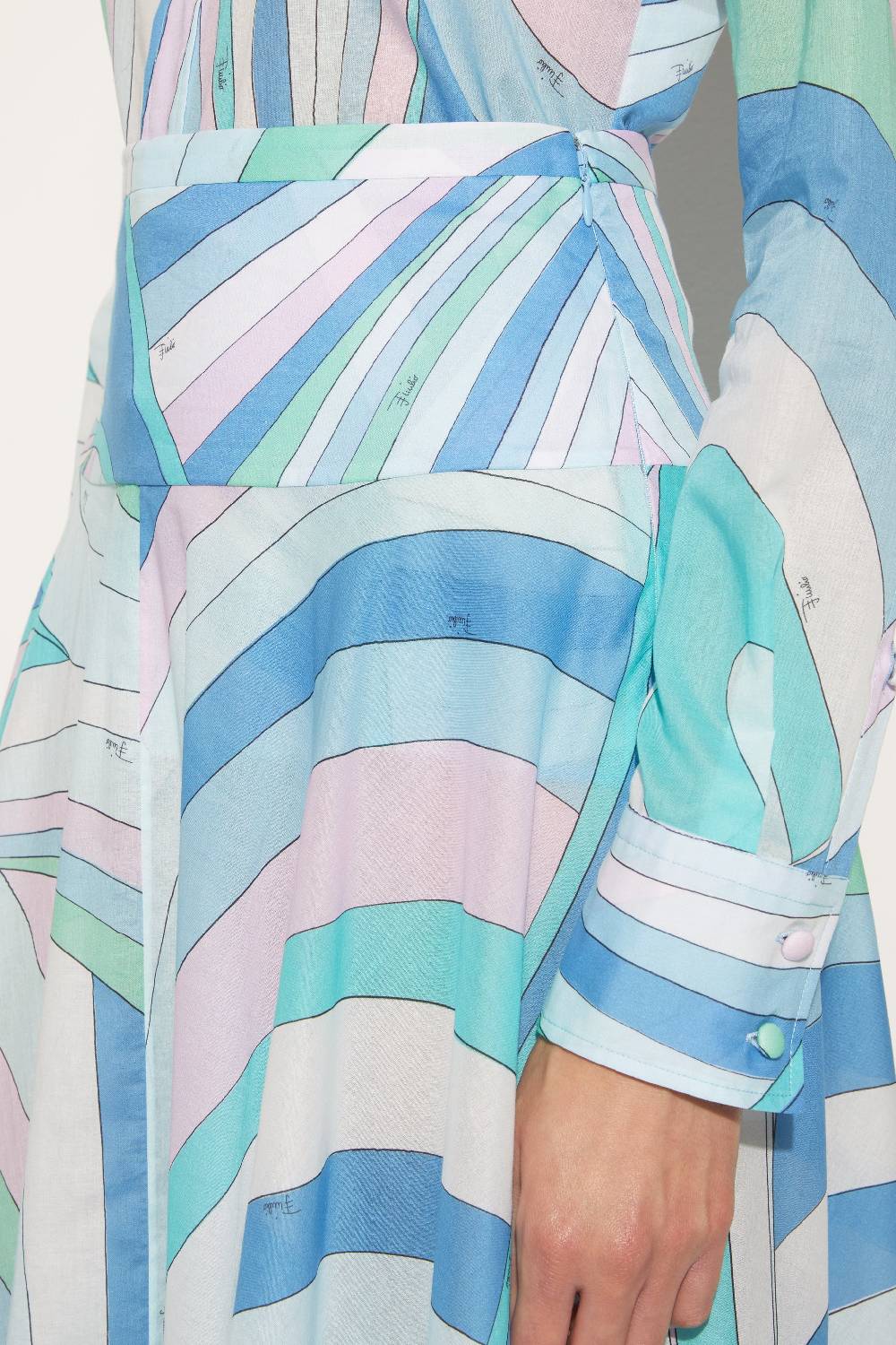 Pucci Gonna Lunga Con Stampa Iride