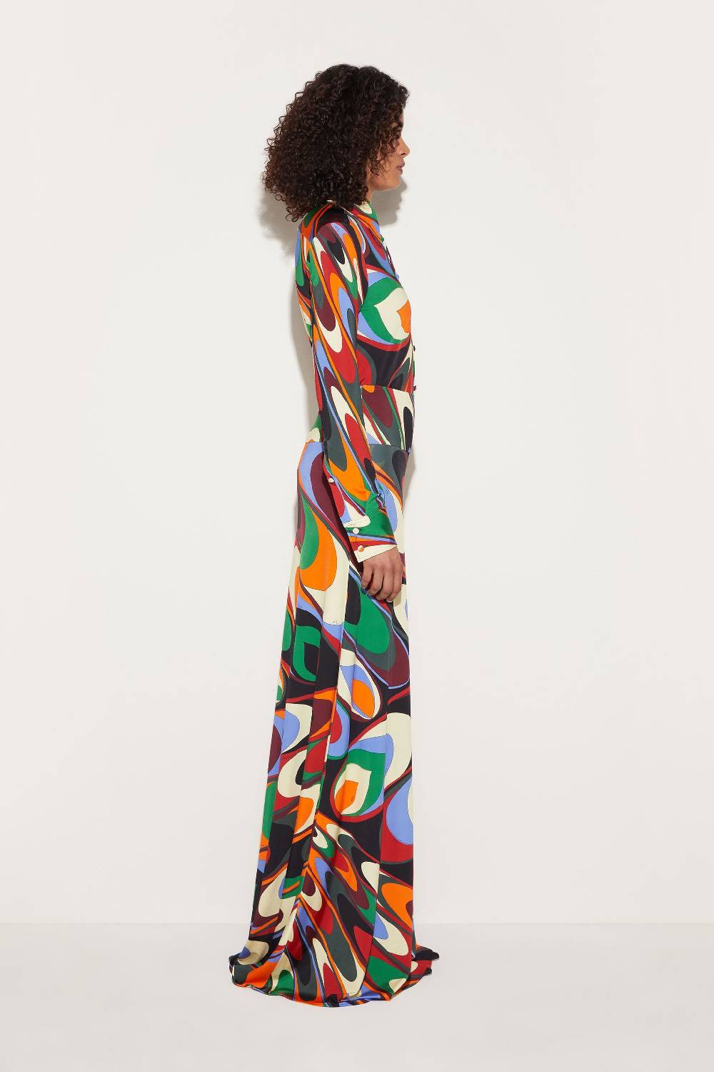 Pucci Gonna Lunga Con Stampa Onde