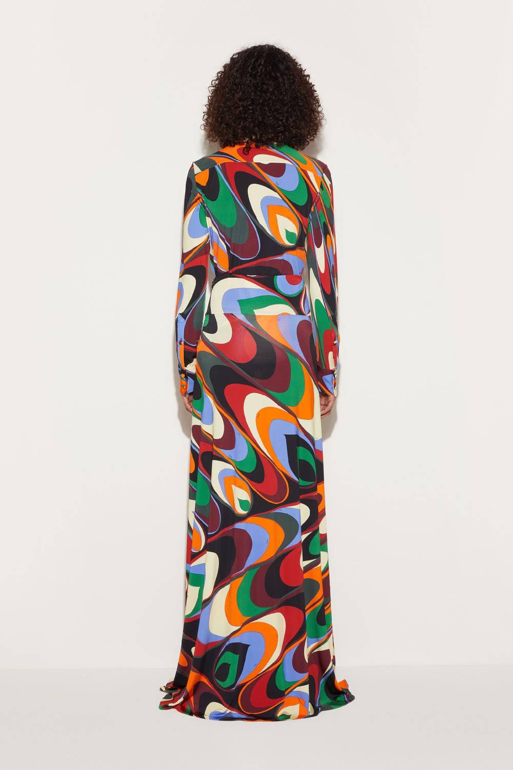 Pucci Gonna Lunga Con Stampa Onde