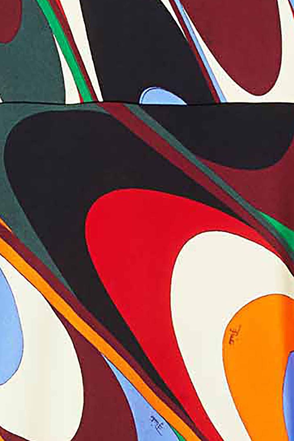 Pucci Gonna Lunga Con Stampa Onde