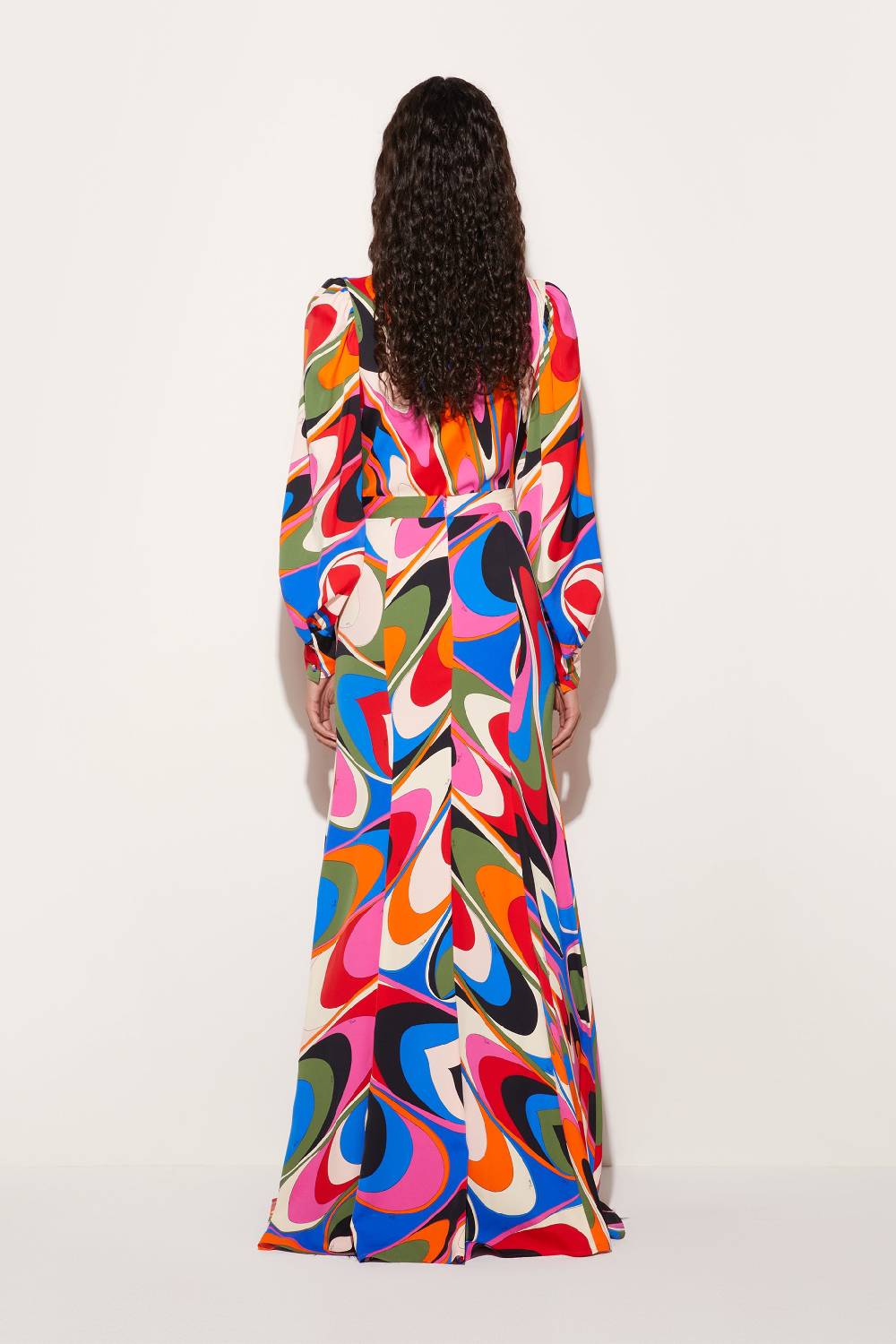 Pucci Gonna Lunga Con Stampa Onde