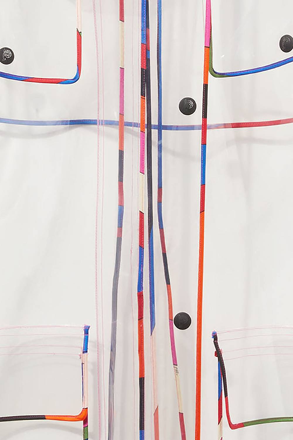 Pucci Impermeabile Con Finiture Iride