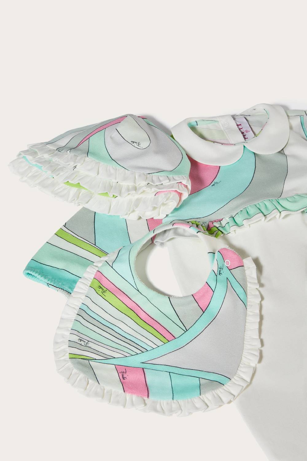 Pucci Iride-Print Babygrow Set