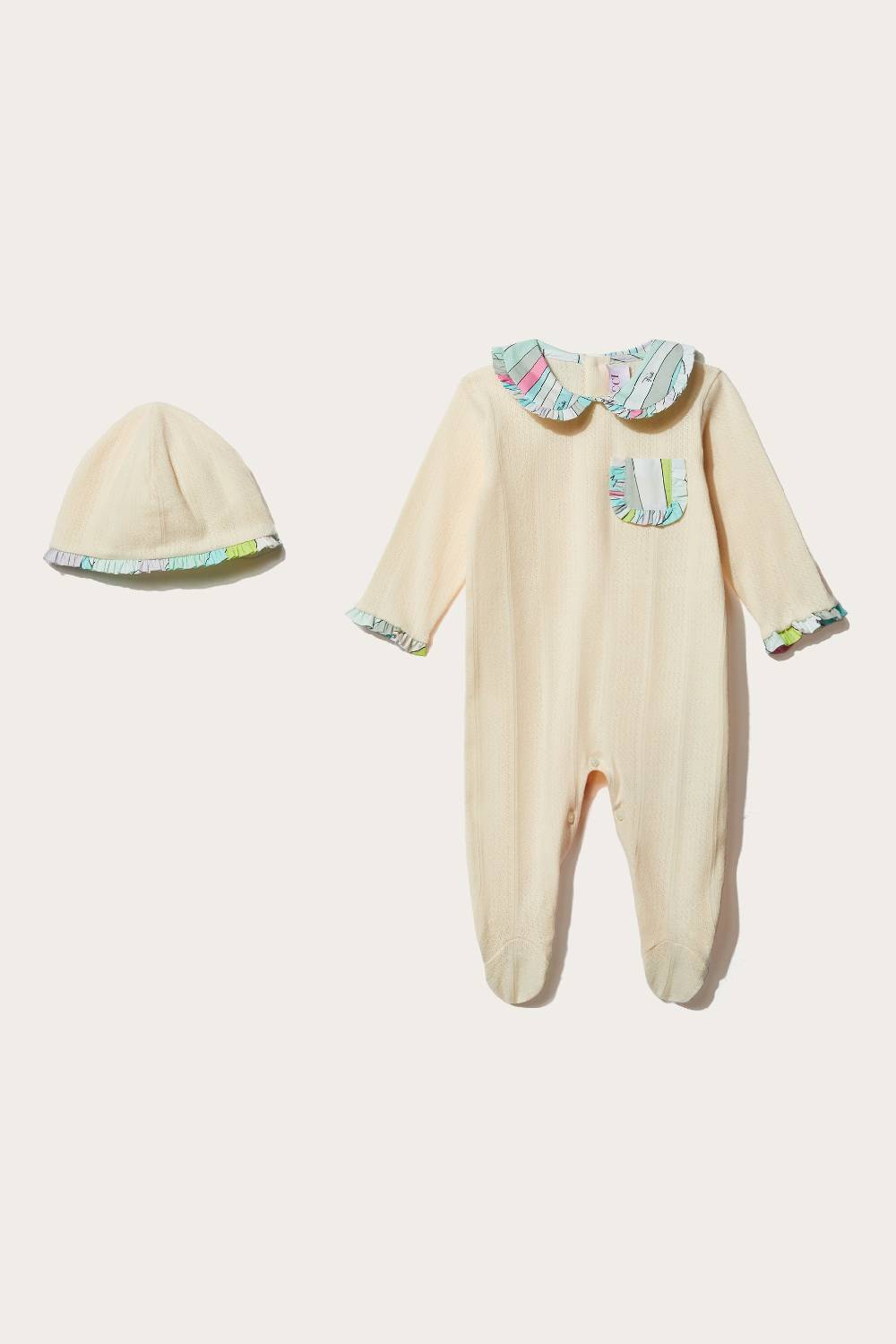 Pucci Iride-Print Babygrow Set
