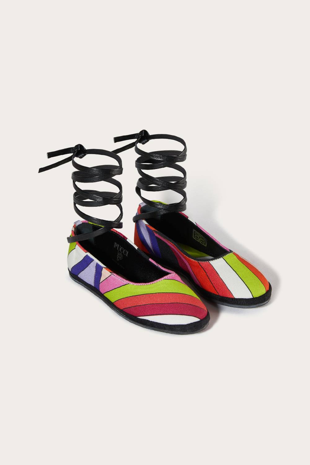 Pucci Iride-Print Ballet Pumps