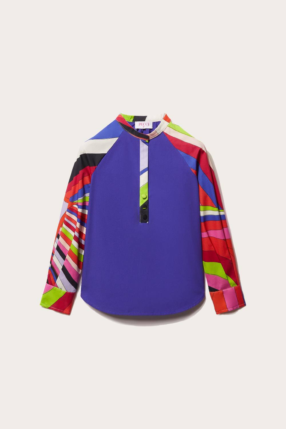 Pucci Iride-Print Cotton Shirt