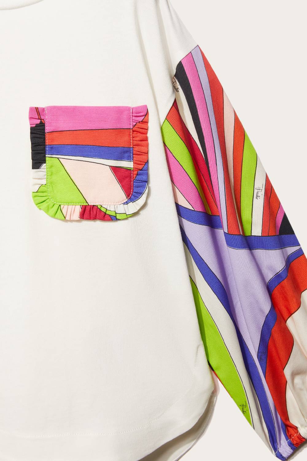 Pucci Iride-Print Cotton Top