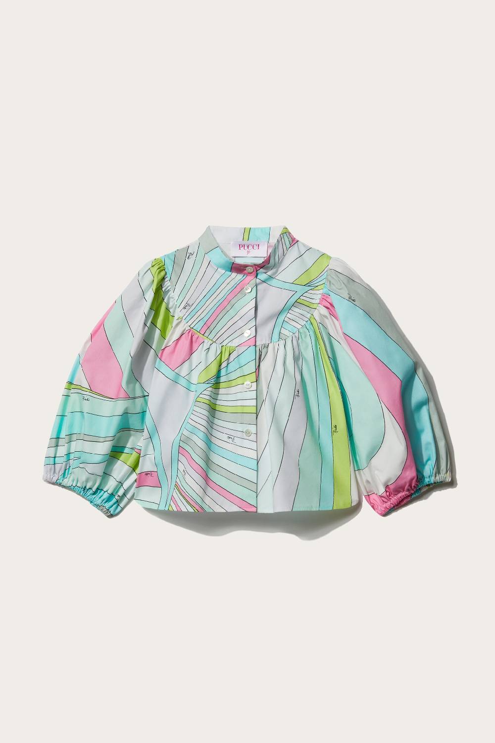 Pucci Iride-Print Cotton Top