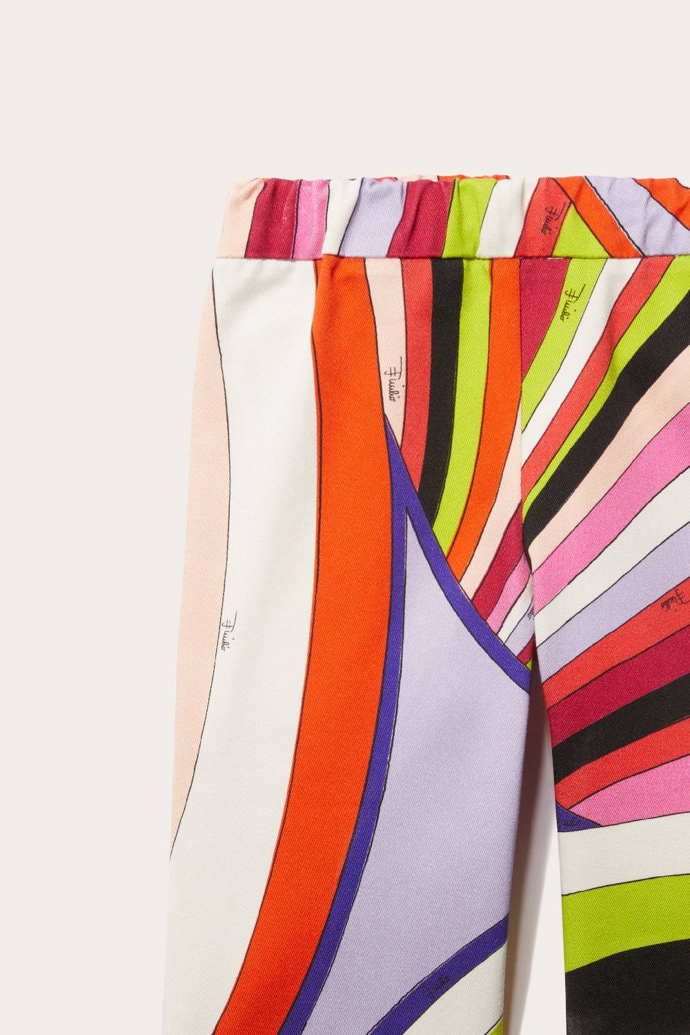 Pucci Iride-Print Cotton Trousers