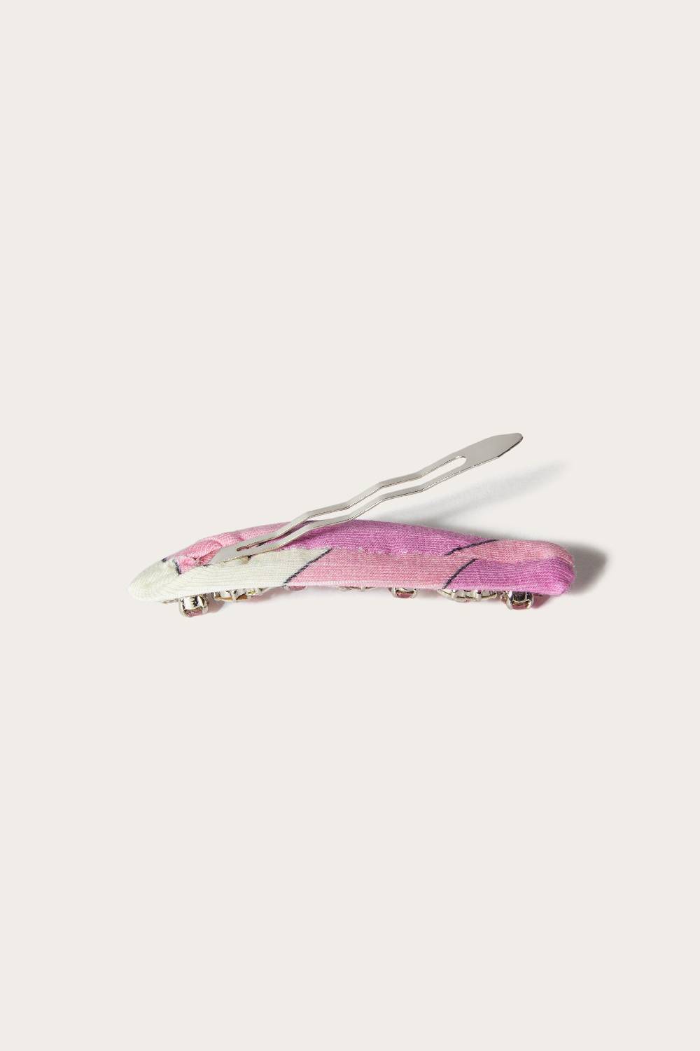 Pucci Iride-Print Crystal Hair Clip