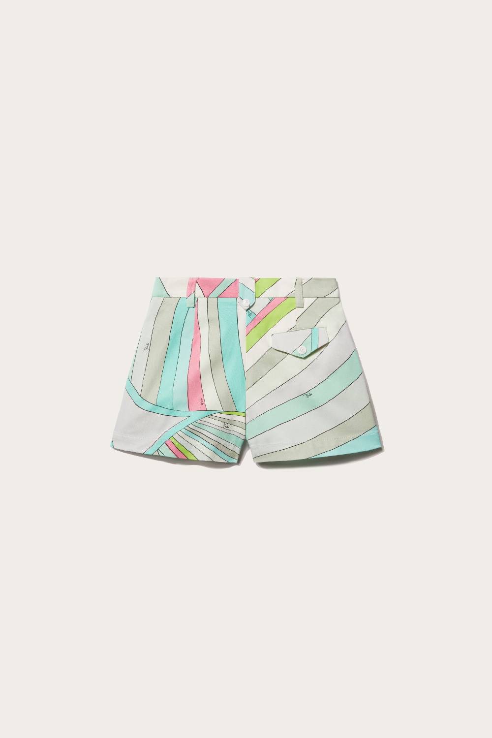 Pucci Iride-Print Shorts