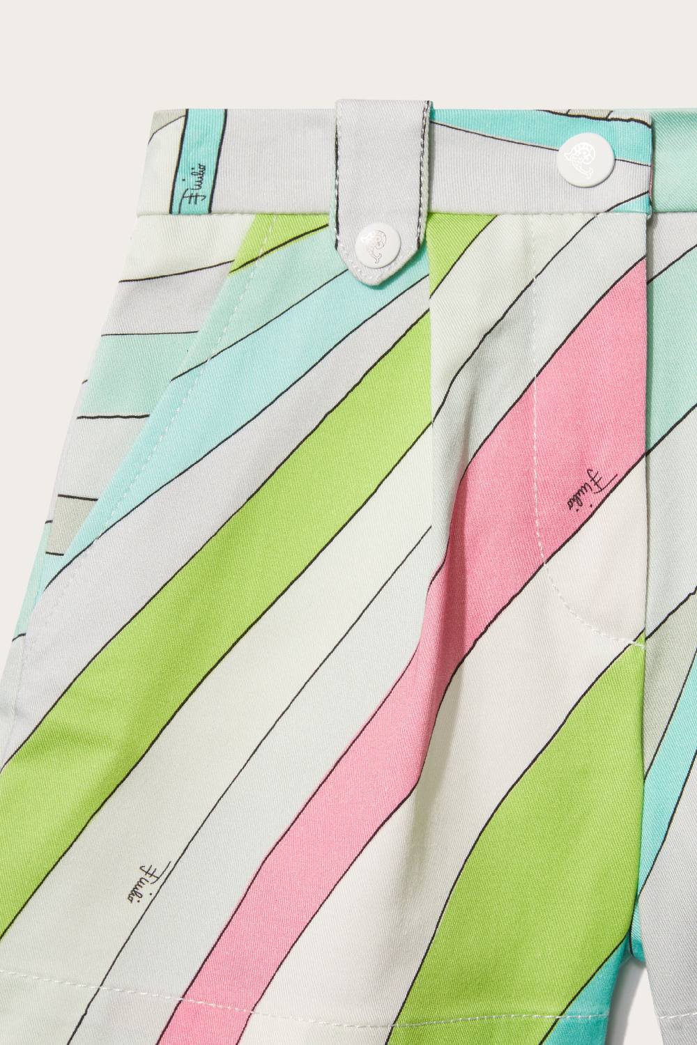 Pucci Iride-Print Shorts