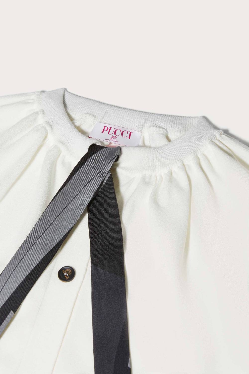 Pucci Iride Print Silk-Twill Cardigan