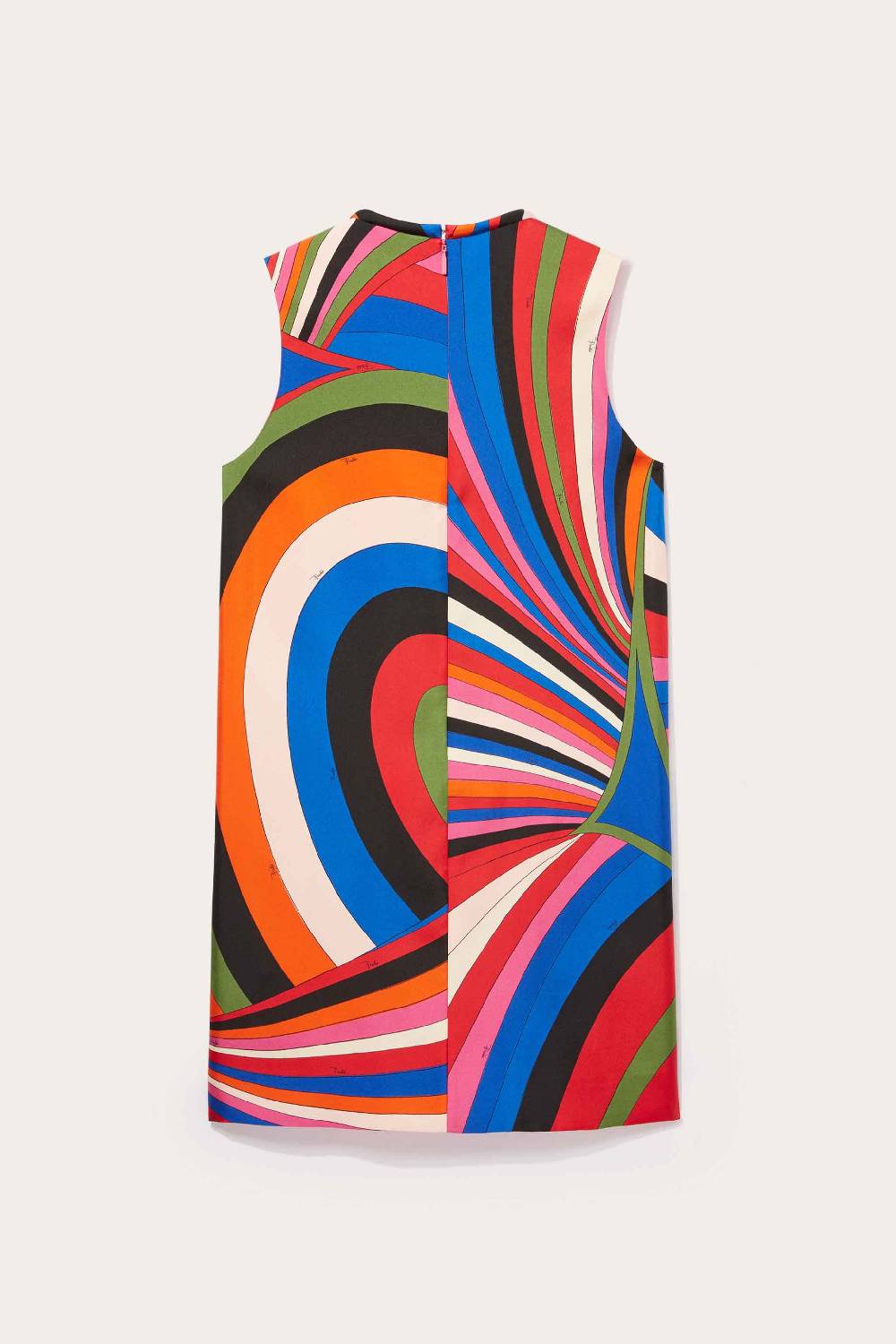 Pucci Iride-Print Silk-Twill Mini Dress
