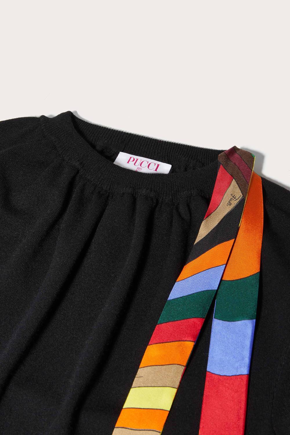 Pucci Iride Print Silk-Twill Sweater