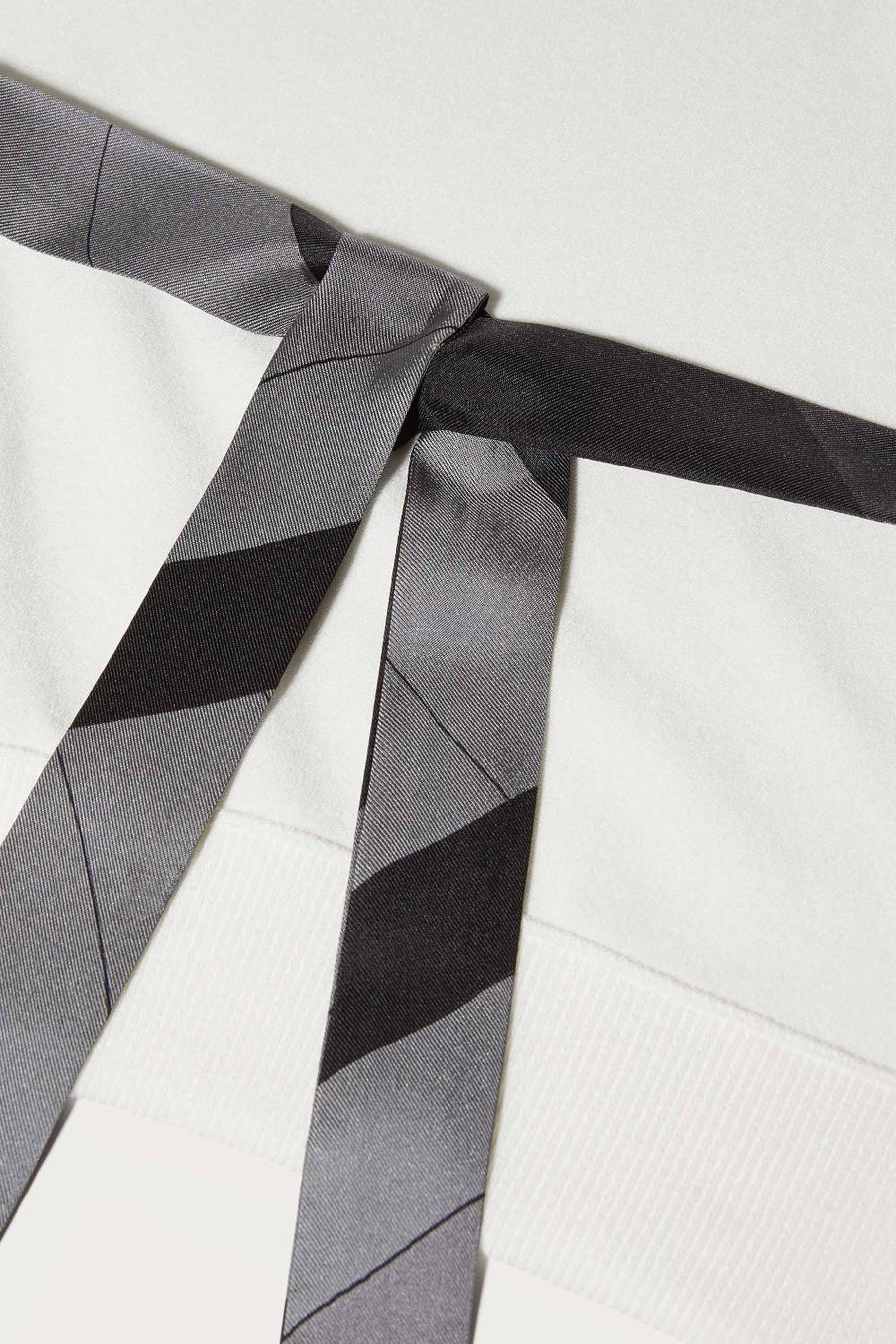 Pucci Iride Silk-Twill Cropped Top