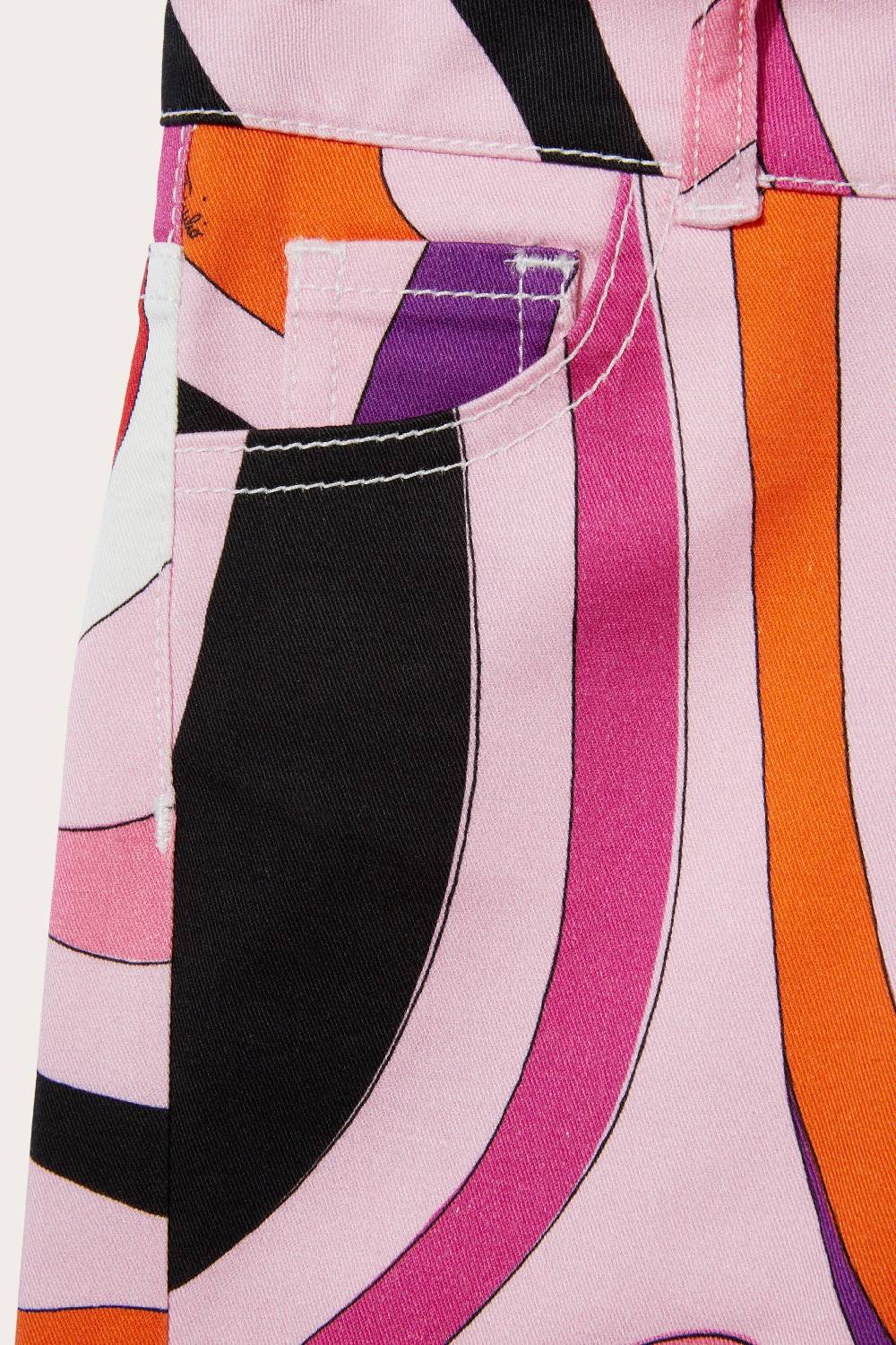 Pucci Jeans Con Stampa Marmo