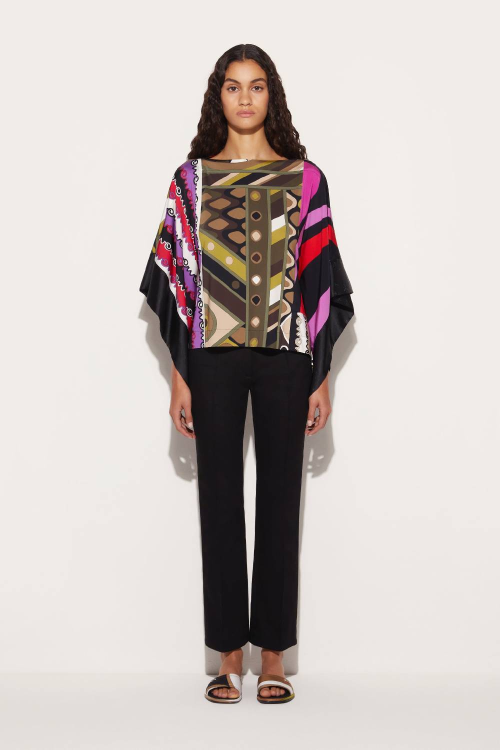 Pucci Kaftano Con Stampe Patchwork