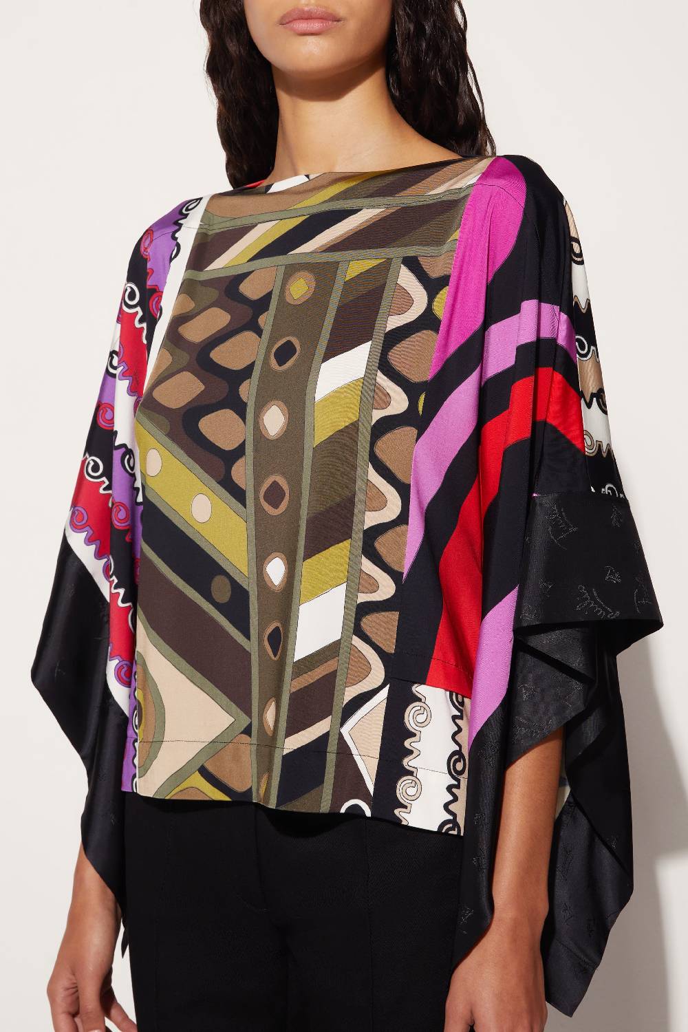Pucci Kaftano Con Stampe Patchwork