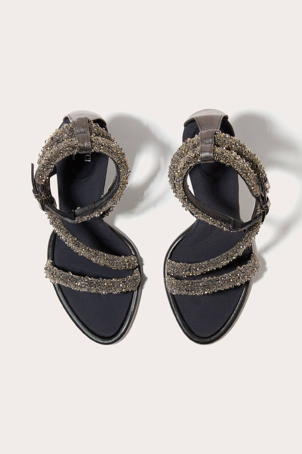 Pucci Lee Bead-Embellished Sandals