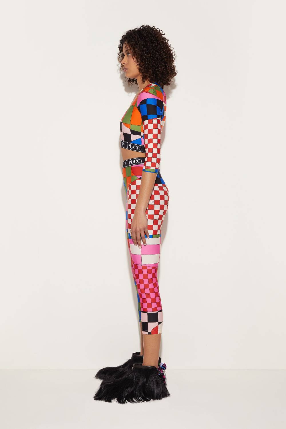 Pucci Leggings Con Stampa Giardino