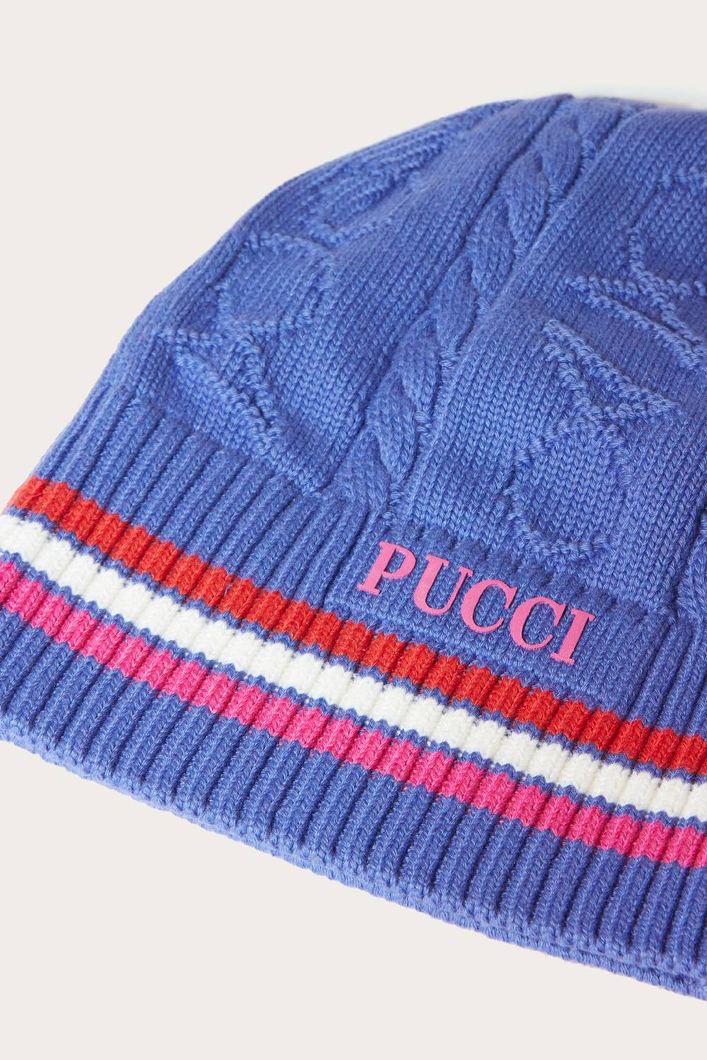 Pucci Logo-Appliqué Beanie Hat