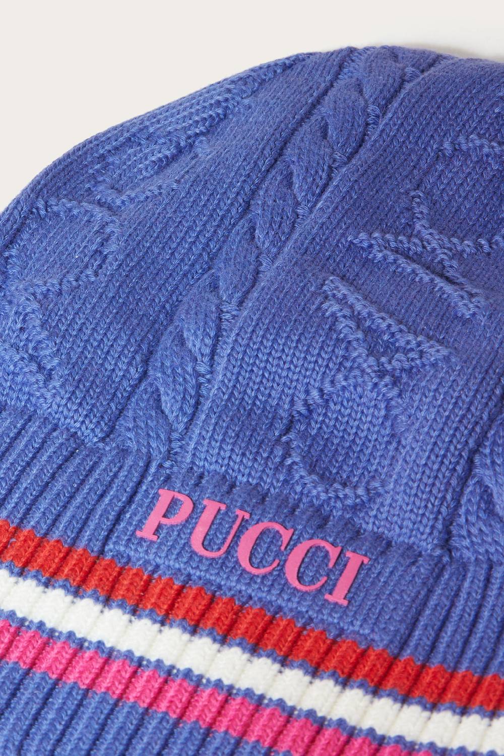 Pucci Logo-Appliqué Beanie Hat