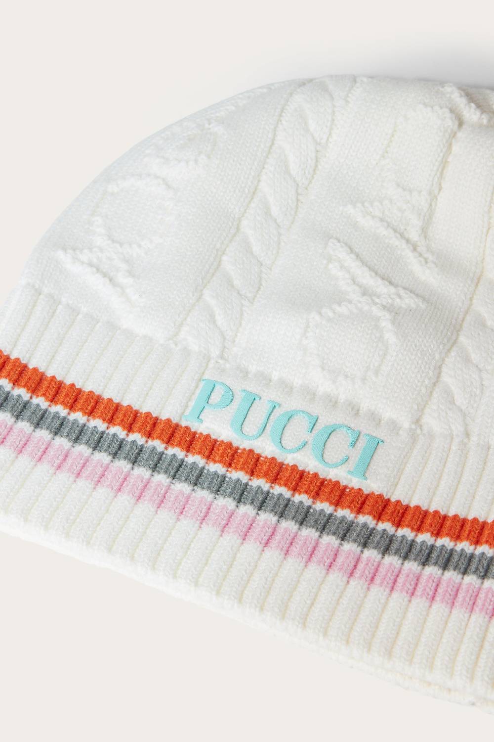 Pucci Logo-Appliqué Beanie Hat