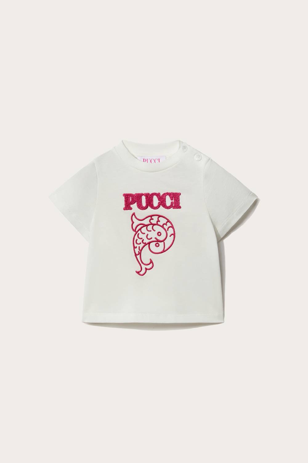 Pucci Logo-Appliqué Cotton T-Shirt
