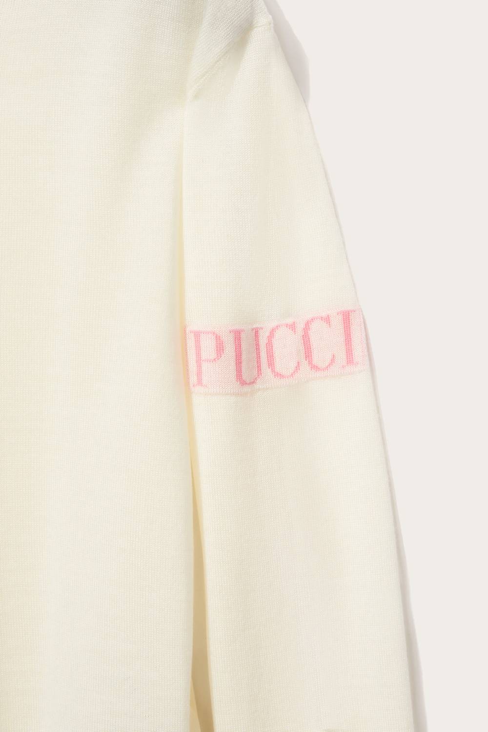 Pucci Logo-Appliqué Wool Sweater