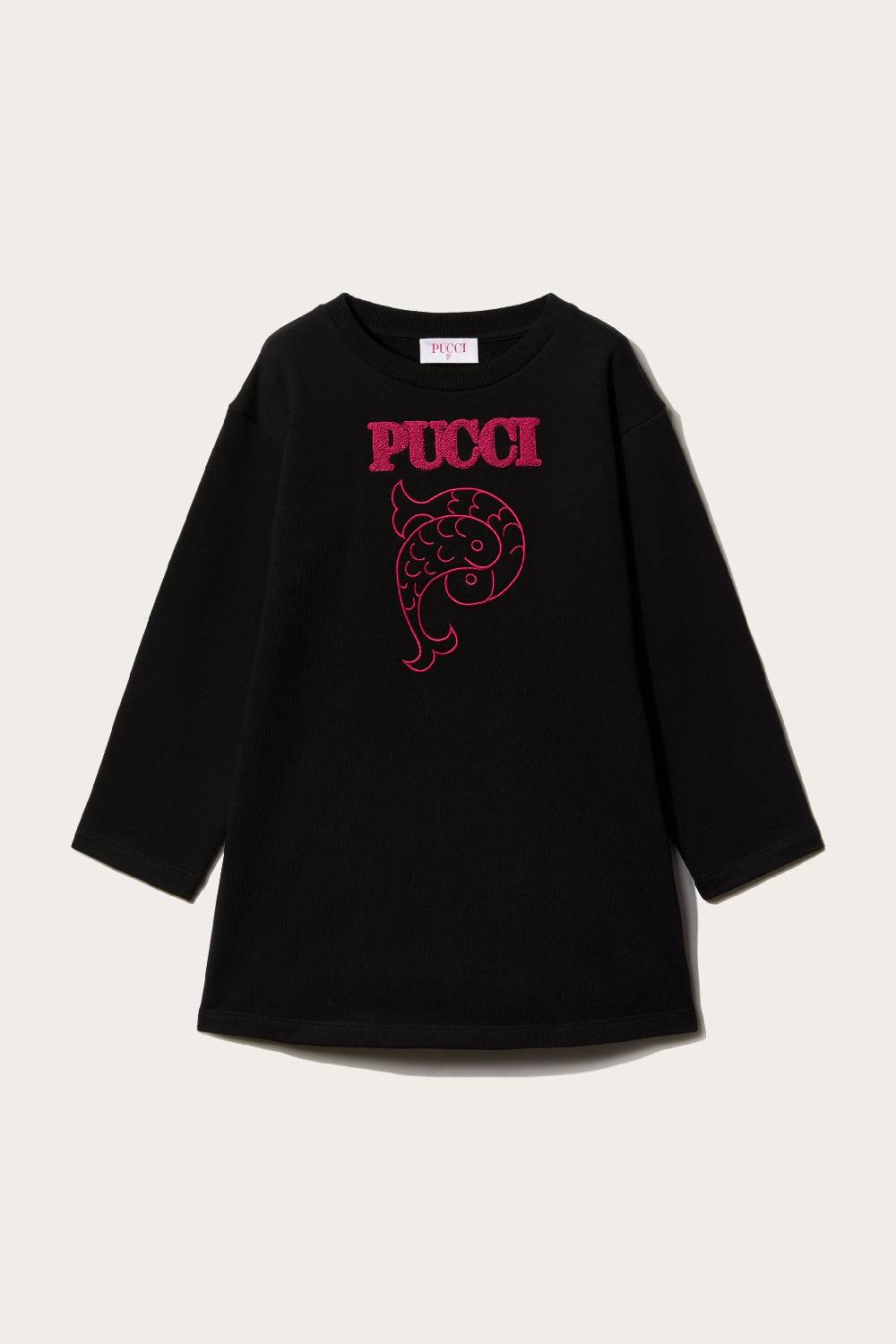 Pucci Logo-Embroidered Cotton Dress
