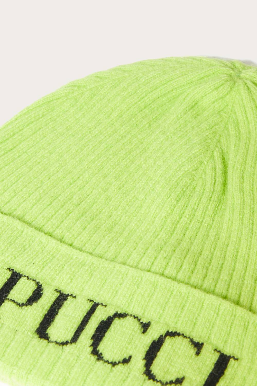 Pucci Logo-Intarsia Beanie Hat