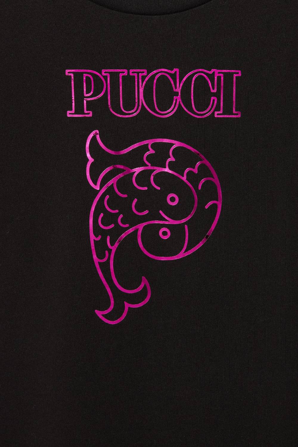 Pucci Logo-Print Cotton Dress