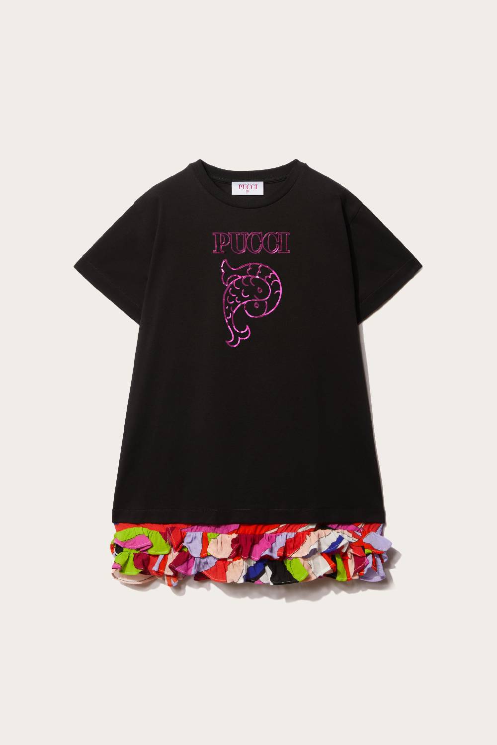 Pucci Logo-Print Cotton Dress